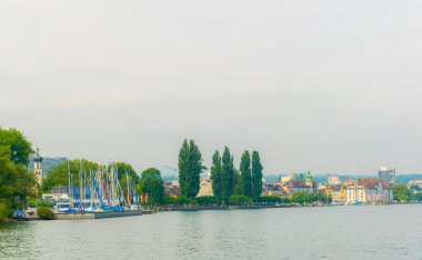 İsviçre şehri Rorschach 'ın Panorama' sı Bodensee lak 'ta yer almaktadır.