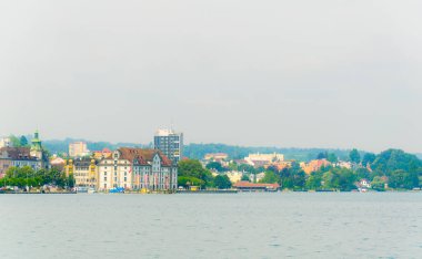 İsviçre şehri Rorschach 'ın Panorama' sı Bodensee lak 'ta yer almaktadır.