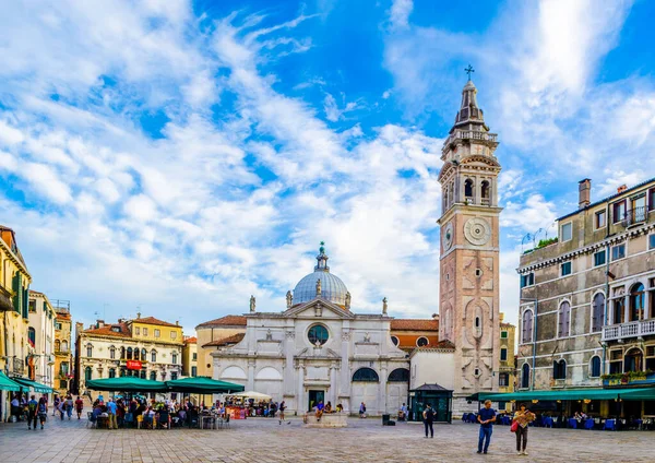 Venecia Italia Septiembre 2015 Iglesia Santa Maria Formosa Plaza Del — Foto de Stock