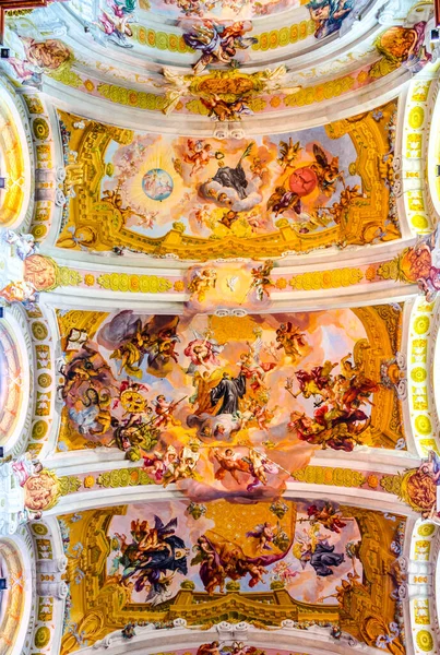 2015 Melk Austria May 2015 Ceiling Painting Melk Abbey Austria — 스톡 사진
