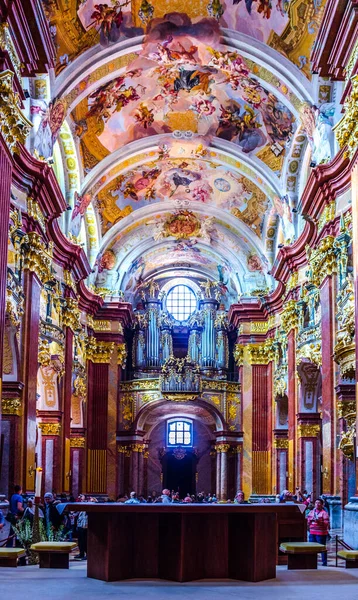 Melk Ausztria 2015 Május Szent Péter Pál Templom Melk Apátságban — Stock Fotó