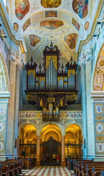 Klosterneuburg Rakousko Května 2016 Interiér Klášterního Kostela Klosterneuburgu Vídně Rakousko — Stock fotografie