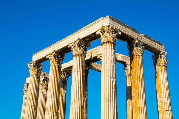 Храм Зевса Олимпийского Акрополя Афинах Греция — стоковое фото