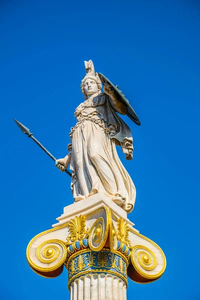 Statue Athena Academy Athens Greece — Foto de Stock