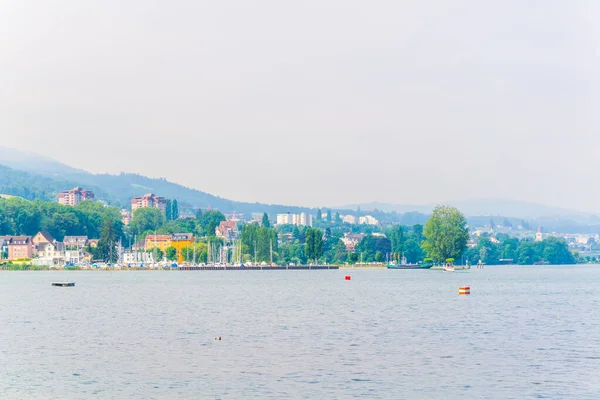 İsviçre şehri Rorschach 'ın Panorama' sı Bodensee lak 'ta yer almaktadır.