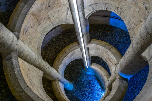 Spiral Staircase Munot Fortification Schaffhausen Switzerlan — стоковое фото