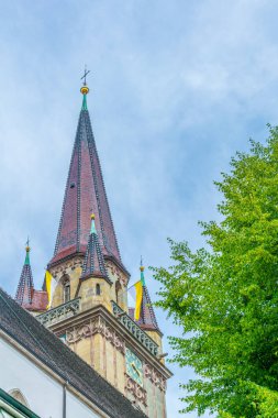 View of the church of our beloved lady (muenster unserer Lieben Frau in german) situated in the German city Radolfzell am Bodense