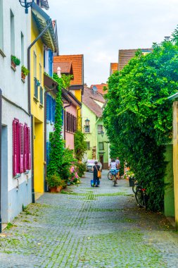 View of a narrow street of the Konstanz in Germany