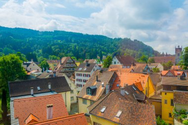 Avusturya kentinin hava görüntüsü.