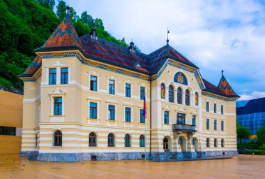 Vaduz, Liechtenstein Parlamentonun eski bina.