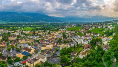Vaduz 'un hava görüntüsü