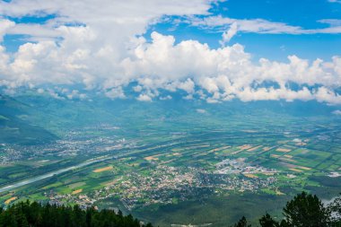 Lihtenştayn 'ın hava görüntüsü