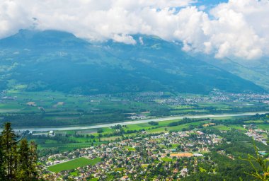 Lihtenştayn 'ın hava görüntüsü