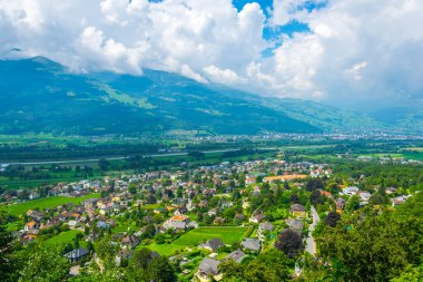 Lihtenştayn 'ın hava görüntüsü