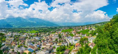 Vaduz 'un hava görüntüsü