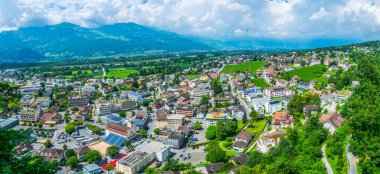 Vaduz 'un hava görüntüsü