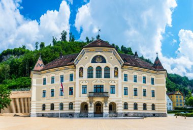 Vaduz, Liechtenstein Parlamentonun eski bina.