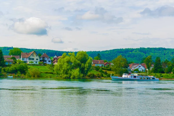 View Countryside Rhein River German Sid — Stock Fotó