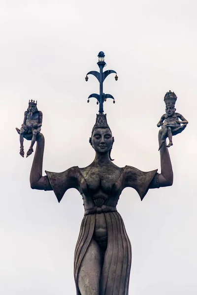 View Famous Revolving Statue Situated Port Konstanz Bodensee Germany — Photo