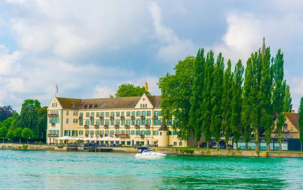 Steigenberger Hotel Konstanz Standing Shore Bodensee Lake German — Stockfoto