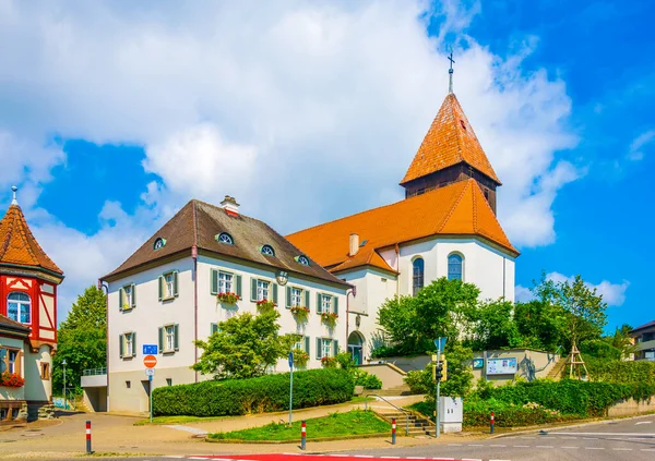 Igreja Konstanz Perto Terminal Balsas Alemão — Fotografia de Stock