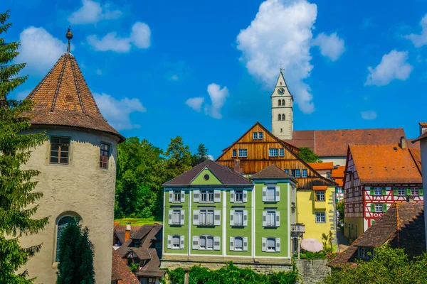 Colorful Facades Houses German City Meersbur — Zdjęcie stockowe