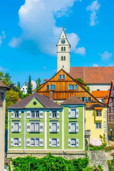 Colorful Facades Houses German City Meersbur — стокове фото