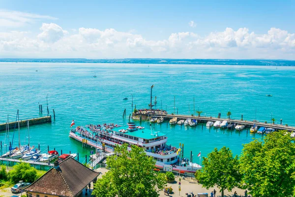 Aerial View Meersburg Lake Constance German — Stock Fotó