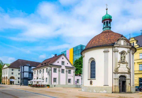 Utsikt Över Ett Kapell Helgon John Nepomuk Ligger Den Austriska — Stockfoto