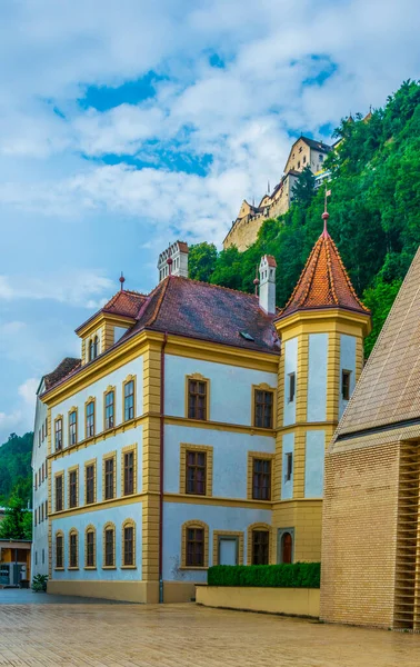 Gutenberg Castle Principality Liechtenstein Viewed Street — Fotografia de Stock