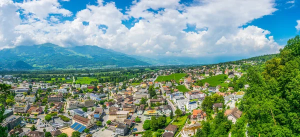Vaduz 'un hava görüntüsü