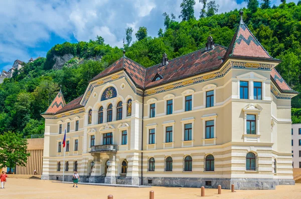 Vaduz, Liechtenstein Parlamentonun eski bina.