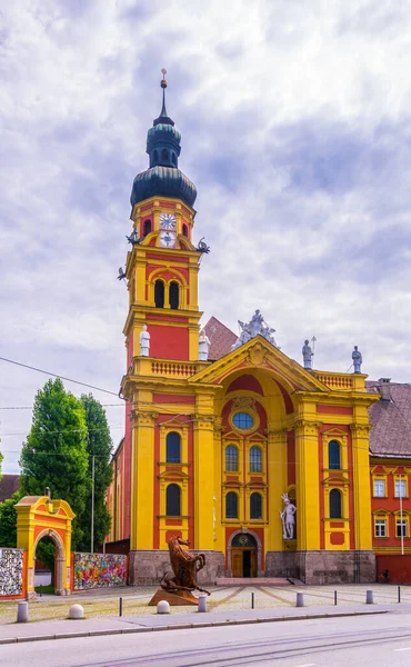 Stift Wilten Abbey Austrian City Innsbruck — Stockfoto