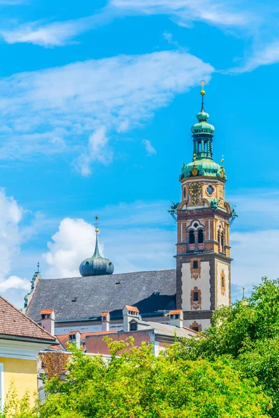 Iglesia Parroquial San Nikolaus Hall Tirol Austria — Foto de Stock