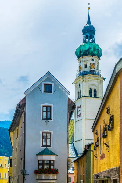 Église Paroissiale Saint Nikolaus Hall Tyrol Autriche — Photo