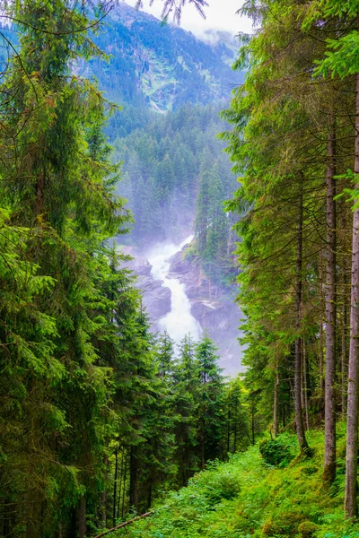 Krimml瀑布是奥地利最大的瀑布 — 图库照片