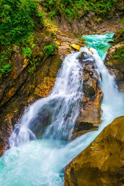 View Krimml Waterfall Which Highest Waterfall Austria — стоковое фото