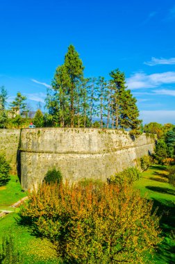 Bergamo, Ital 'dan Citta Alta' nın tahkimatı