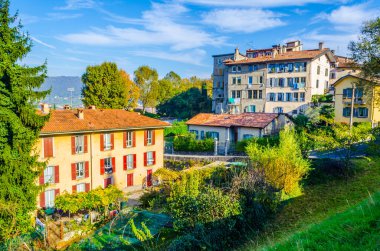 Bergamo 'nun havadan görünüşü, İtal