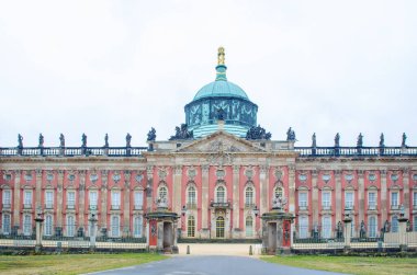 the new palace in sanssouci park in potsdam, germany.