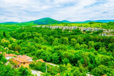Bulgaristan 'ın Lovech çevresindeki Gren tepelerinin manzarası