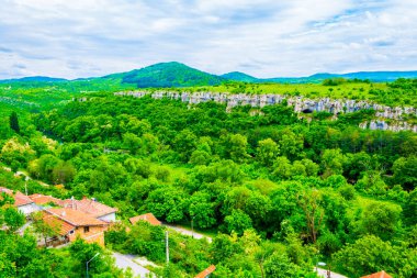 Bulgaristan 'ın Lovech çevresindeki Gren tepelerinin manzarası