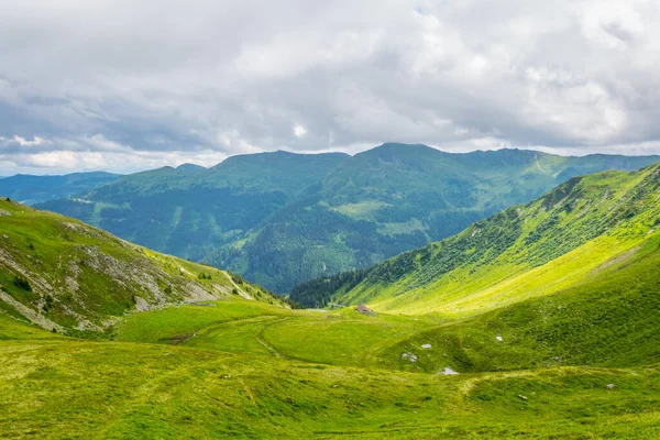 Vue Célèbre Sentier Randonnée Pinzgauer Spaziergang Dans Les Alpes Près — Photo