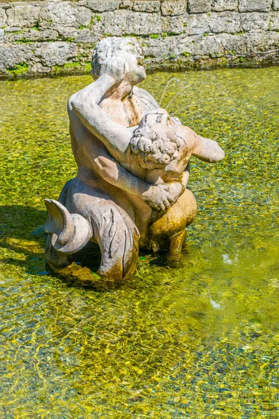 View Stone Sculpture Situated Hellbrunn Palace Salzburg Austria — Foto Stock
