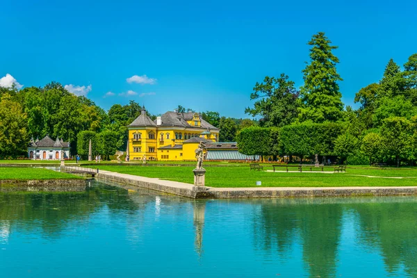 View Hellbrunn Palace Pond Garden Salzburg Austria — Stock Fotó