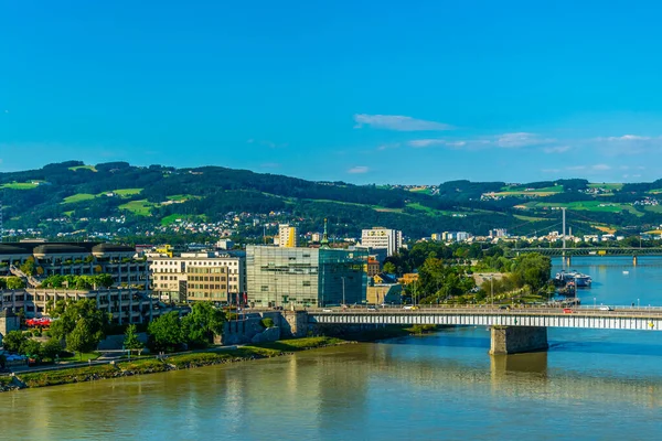 View Ars Electronica Museum Science Austrian City Linz — Stock Photo, Image