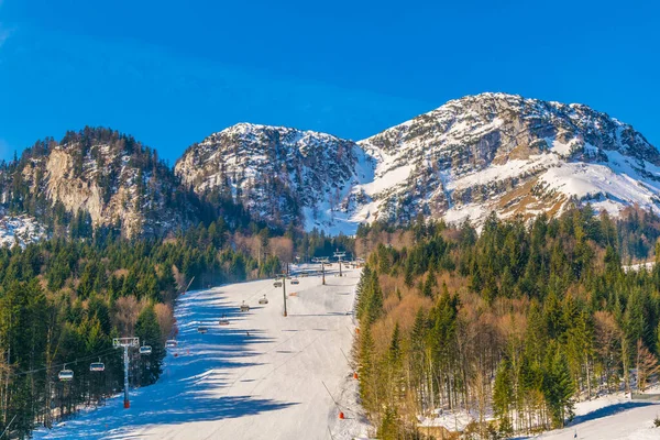 オーストリアのバート オーゼーのスキー場 — ストック写真
