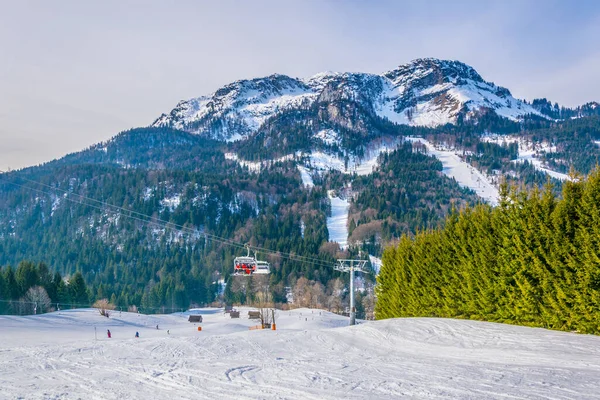 Skiing Slopes Bad Aussee Austri — Stockfoto