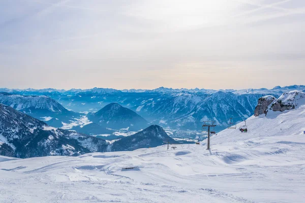 Pistas Esquí Bad Aussee Austri — Foto de Stock