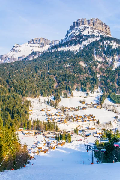 Bad Ausse Lyžařské Středisko Dominuje Loser Mountain Rakousku — Stock fotografie